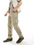 Dickies duck canvas carpenter trousers in desert sand