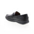 Фото #11 товара Florsheim Central Penny Mens Black Wide Loafers & Slip Ons Penny Shoes