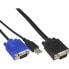 Фото #2 товара InLine KVM Cable Set USB for 19" KVM Switch length 1.8m
