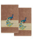 Textiles Turkish Cotton Penelope Embellished Hand Towel Set, 2 Piece