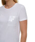Фото #3 товара Short Sleeve Sequin Pocket T-Shirt