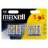Фото #1 товара MAXELL 10 Lr03 1.5V AAAA Alkaline Batteries