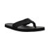 London Fog Trevon Flip Flops Mens Black Casual Sandals CL30381M-B 9 - фото #2