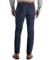 Men's Slim-Fit Stretch Check Dress Pants Черный, 36x32 - фото #2