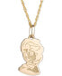 Фото #1 товара Disney children's Frozen Elsa 15" Pendant Necklace in 14k Gold