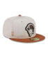 Фото #4 товара Men's Stone, Brown Pittsburgh Pirates 2024 Clubhouse 59FIFTY Fitted Hat