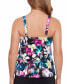 ფოტო #2 პროდუქტის Women's Printed Triple Tier Tankini Top, Created for Macy's