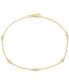 ფოტო #2 პროდუქტის Diamond Bezel Chain Link Bracelet (1/6 ct. t.w.) in 14k White or Yellow Gold