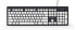 Фото #3 товара Gembird KB-CH-01 - Full-size (100%) - USB - Black - White