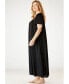 Фото #2 товара Plus Size Only Necessities Long Silky Lace-Trim Gown