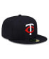 Men's Navy Minnesota Twins 2023 Authentic Collection Home 59Fifty Fitted Hat