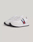 Фото #2 товара Tommy Jeans Mid Trainers in White and beige