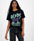 Фото #2 товара Juniors' ACDC Glow in the Dark Halloween Graphic T-Shirt