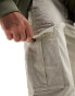 Фото #10 товара BOSS Orange Sisla5 cargo trousers in light beige