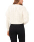 Фото #2 товара Women's Fringe Sleeve Cable Knit Sweater