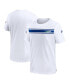 Фото #2 товара Men's White Seattle Seahawks Throwback Sideline Coaches Performance T-shirt