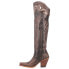 Фото #5 товара Dan Post Boots Kommotion Embroidery Snip Toe Cowboy Womens Brown Casual Boots D