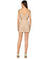 ფოტო #2 პროდუქტის Women's V-Neck Short Dress with Cutouts