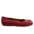 Фото #1 товара Softwalk Sonoma Halo S2257-662 Womens Burgundy Extra Wide Ballet Flats Shoes 7