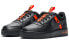 Фото #3 товара Кроссовки Nike Air Force 1 Low GS черно-оранжевые.