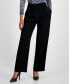 Фото #1 товара Women's Tab-Waist Pleated Trousers, Created for Macy's