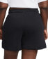 Фото #2 товара Plus Size Sportswear Club Fleece Mid-Rise Pull-On Shorts