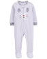 Фото #10 товара Toddler 1-Piece Bunny Fleece Footie Pajamas 4T