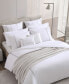 Фото #11 товара Lattice Solid Cotton Percale 7 Piece Duvet Cover Set, Queen