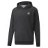 Фото #1 товара Puma Classics Soft Ink Logo Pullover Hoodie Mens Black Casual Athletic Outerwear