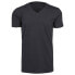 ფოტო #1 პროდუქტის BUILD YOUR BRAND Light BY006 short sleeve v neck T-shirt