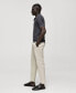 Men's Slim-Fit Cotton Pleated Pants