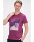 Фото #8 товара Men's Modern Print Fitted Admission T-shirt