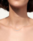ფოტო #2 პროდუქტის Lab Grown Diamond Curved Bar Collar Necklace (1/2 ct. t.w.) in Sterling Silver, 16" + 2" extender