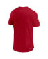 Men's Scarlet San Francisco 49ers 2024 Sideline Coach UV Performance T-Shirt Красный, XL - фото #3