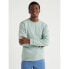 Free Assembly Pullover Sweatshirt Men's L Green Crewneck Long Sleeves Fleece