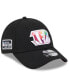 ფოტო #1 პროდუქტის Men's Black Cincinnati Bengals 2023 NFL Crucial Catch 9Forty Adjustable Hat