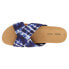 TOMS Savanna Slide Womens Blue Casual Sandals 10018056T