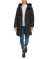 Фото #6 товара Women's Faux-Fur-Trim Hooded Puffer Coat, Created for Macy's