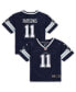 ფოტო #1 პროდუქტის Boys and Girls Infant Micah Parsons Navy Dallas Cowboys Game Jersey