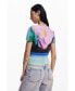 ფოტო #5 პროდუქტის Women's Faded landscape T-shirt