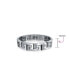 ფოტო #4 პროდუქტის Stylish Masculine Geometric Infinity Key Link Bracelet Men Stainless Steel 9 Inch Length and 12MM Width