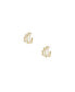 ფოტო #1 პროდუქტის 18K Gold Multi-Crystal Huggie Women's Hoop Earrings