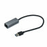 Фото #2 товара Адаптер USB—Ethernet i-Tec U3METALGLAN Чёрный