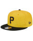 Фото #2 товара Men's Gold, Black Pittsburgh Pirates 2023 City Connect 9FIFTY Snapback Adjustable Hat