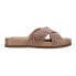 Фото #1 товара Easy Spirit Judy Metallic Rhinestone Flat Womens Gold, Pink Casual Sandals E-JU