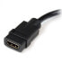 Фото #3 товара StarTech.com 8in HDMI to DVI-D Video Cable Adapter - HDMI Female to DVI Male - 0.203 m - HDMI Type A (Standard) - DVI-D - Female - Male - Straight