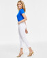 ფოტო #2 პროდუქტის Women's High Rise Crop Flare Jeans, Created for Macy's