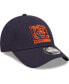 ფოტო #3 პროდუქტის Men's Navy Chicago Bears A-Frame 9Forty Snapback Hat