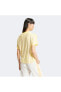 Фото #6 товара Originals 3 Stripe Kadın Sarı T-shirt