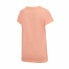 Women’s Short Sleeve T-Shirt New Balance Essentials Stacked Pink